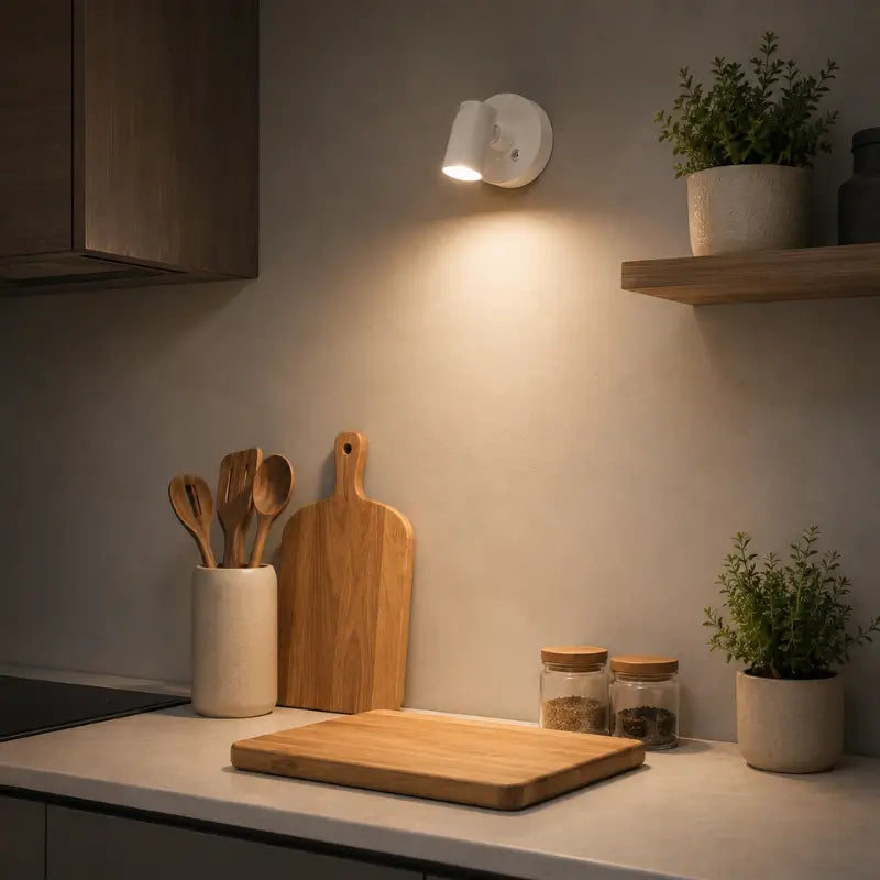 Arandela Sem fio Led Recarregável - casas Gael