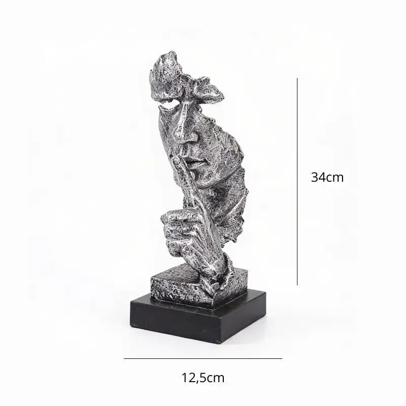Estatueta Decorativa Moderna Em Resina