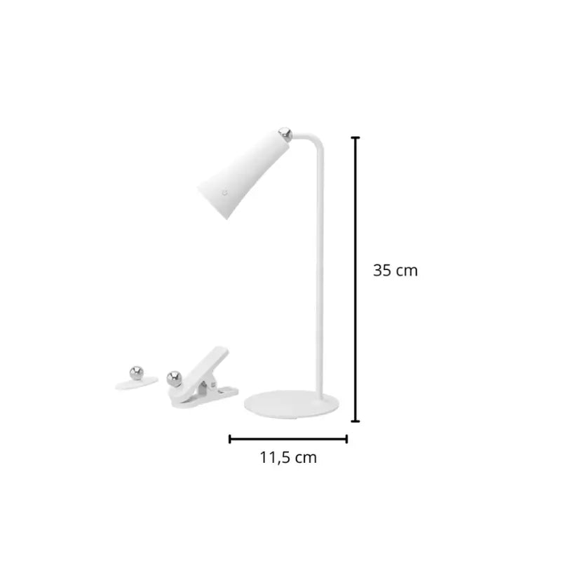 Luminária de Mesa 4 em 1 Led Ajustável 360° - Casas Gael