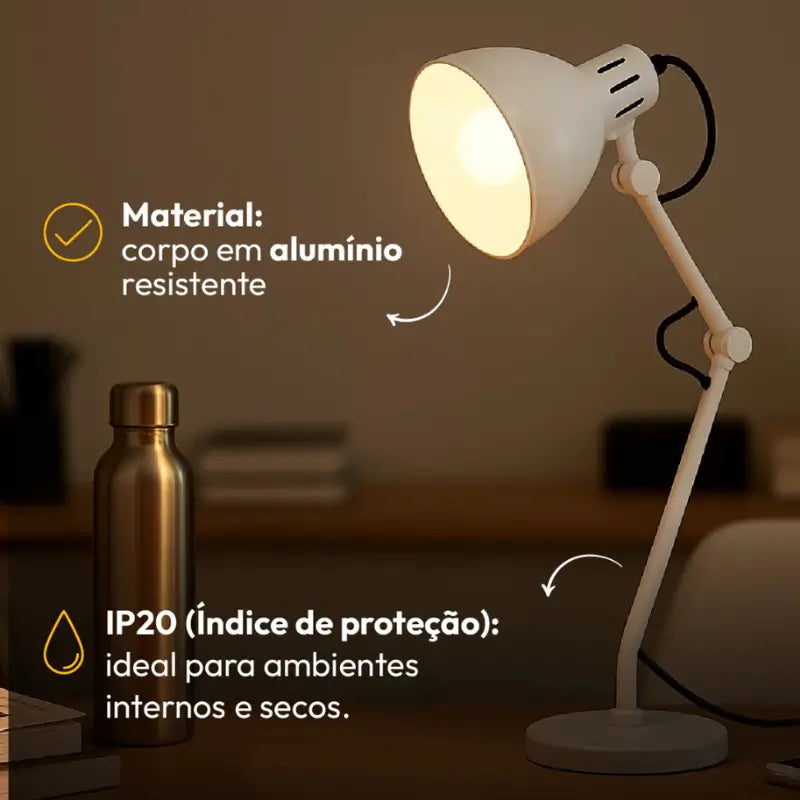 Luminária de Mesa Articulada Estilo Pixar - Casas Gael