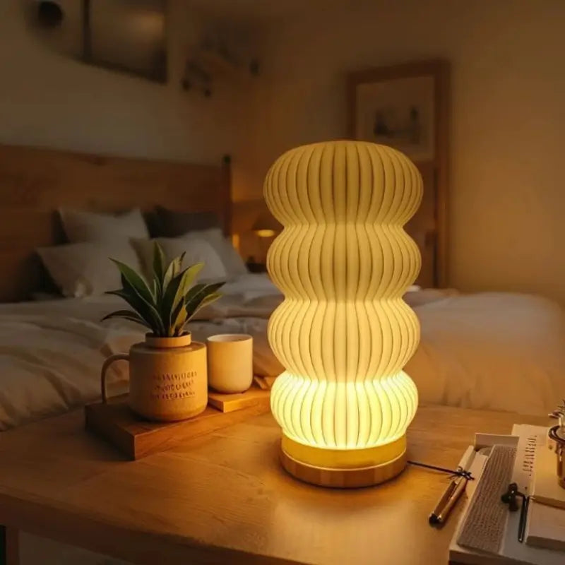 Luminária de Mesa Decorativa Kumo 3D Estilo Japonês - Casas Gael