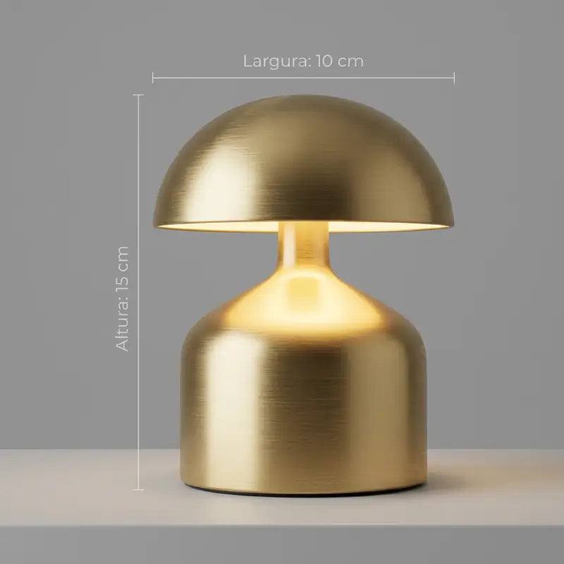 Luminária de Mesa Decorativa Moderna sem fio 3 Cores Dimerizável - casas Gael