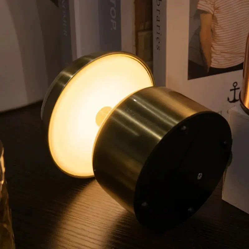 Luminária de Mesa Decorativa Moderna sem fio 3 Cores Dimerizável - casas Gael