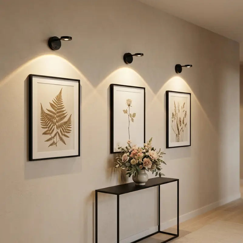 Luminária de Parede LED com Sensor de Movimento Sem Fio - Casas Gael