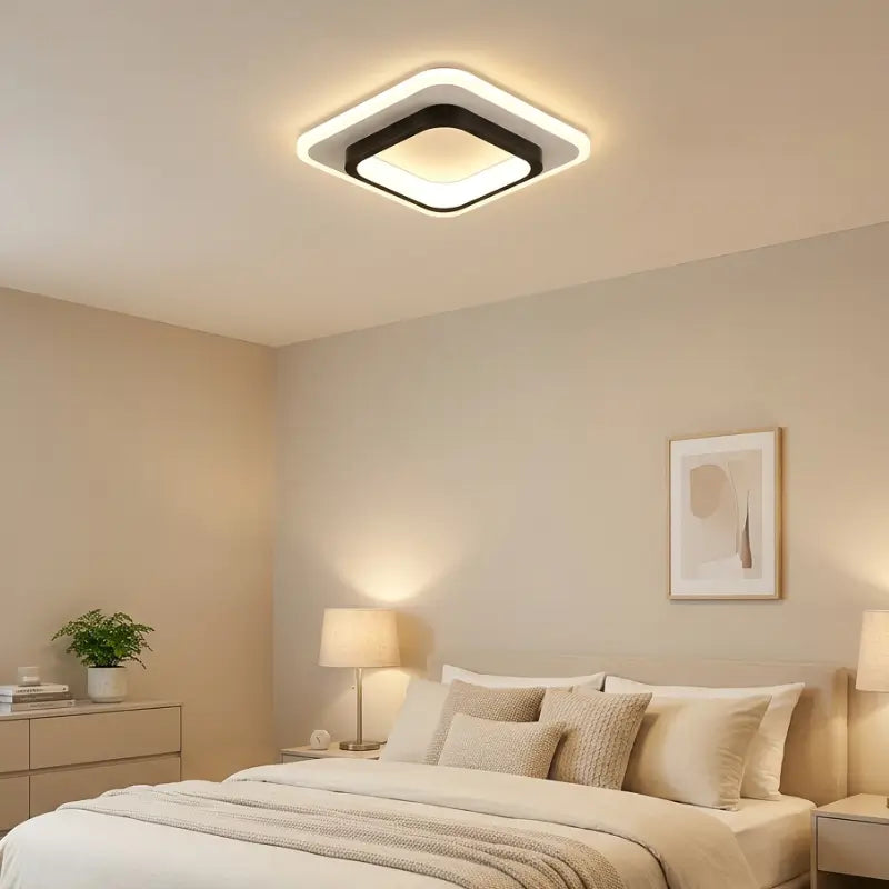 Luminária de Teto LED Moderna Plafon 3 Tons de Luz para Sala e Quarto - Casas Gael