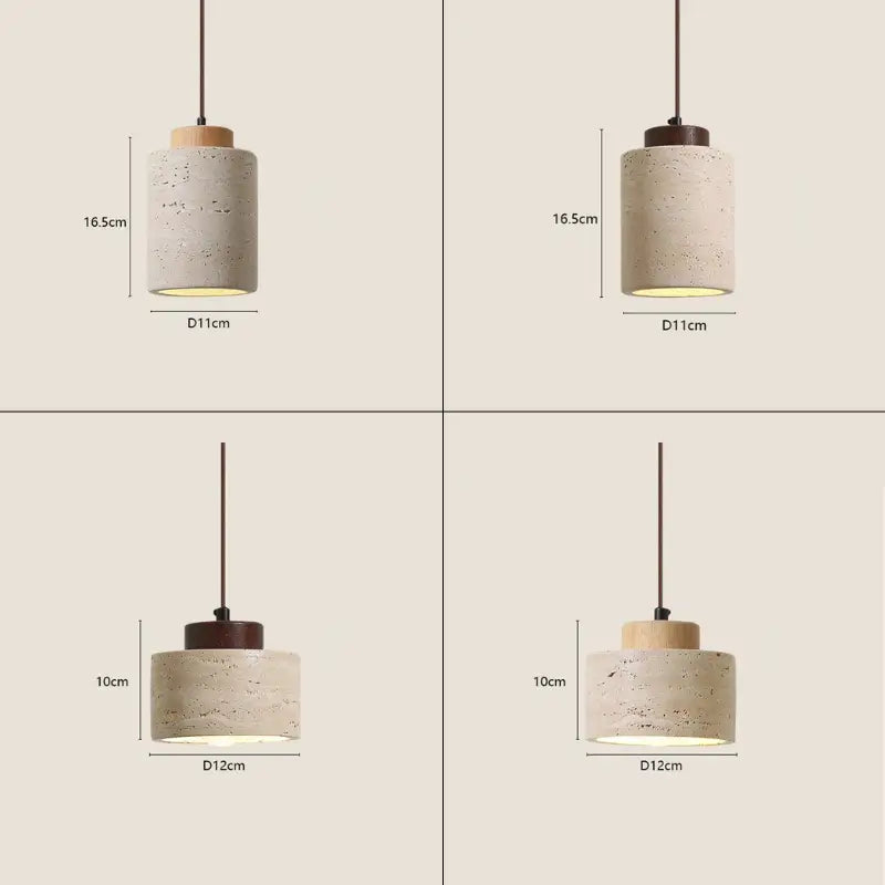 Luminária de Teto Pendente Wabi-Sabi Estilo Japonês - Casas Gael