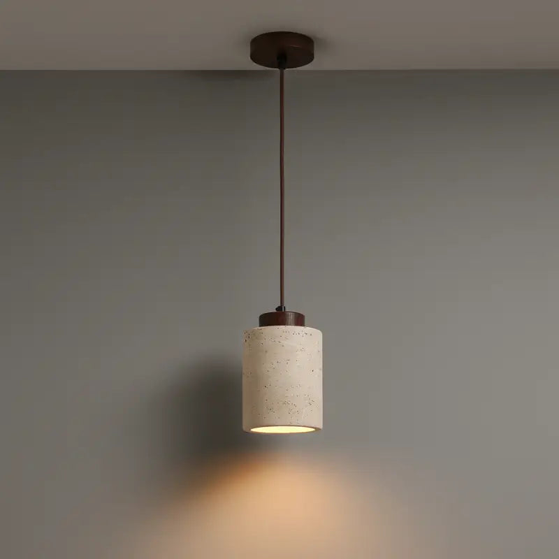 Luminária de Teto Pendente Wabi-Sabi Estilo Japonês - Casas Gael