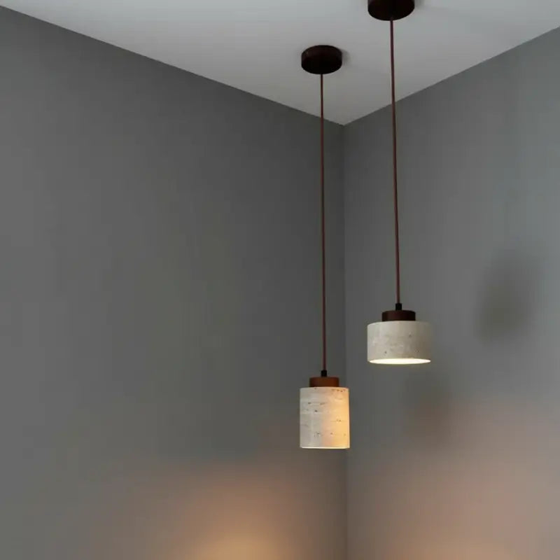Luminária de Teto Pendente Wabi-Sabi Estilo Japonês - Casas Gael