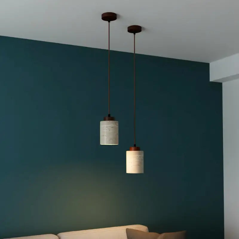 Luminária de Teto Pendente Wabi-Sabi Estilo Japonês - Casas Gael