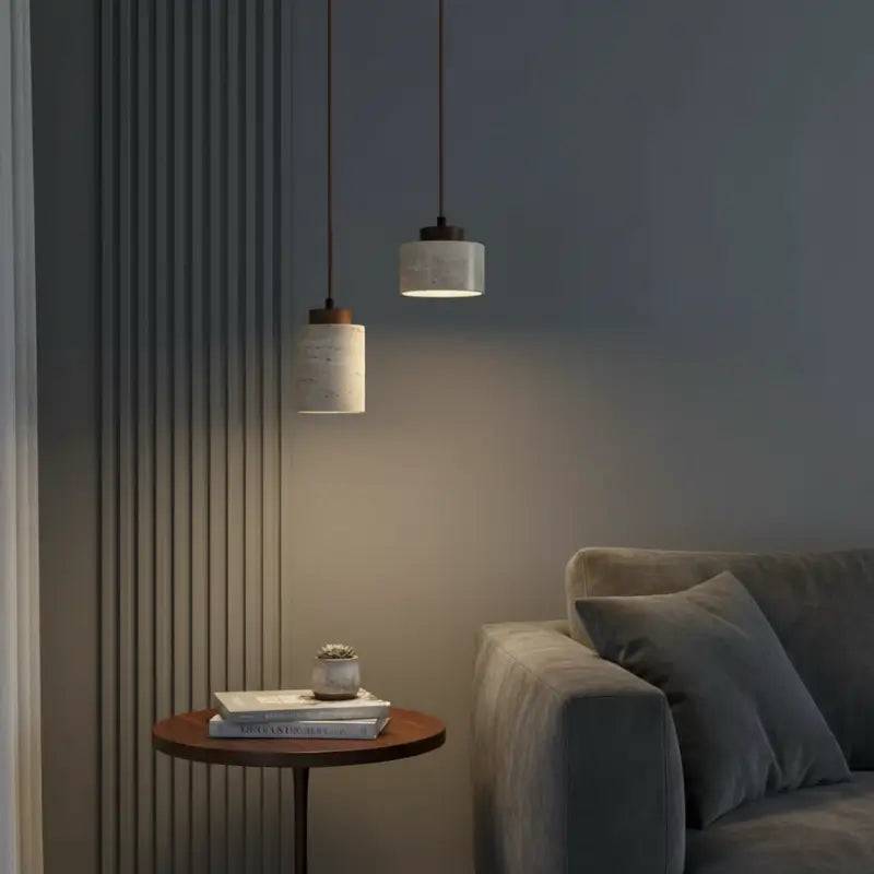 Luminária de Teto Pendente Wabi-Sabi Estilo Japonês - Casas Gael