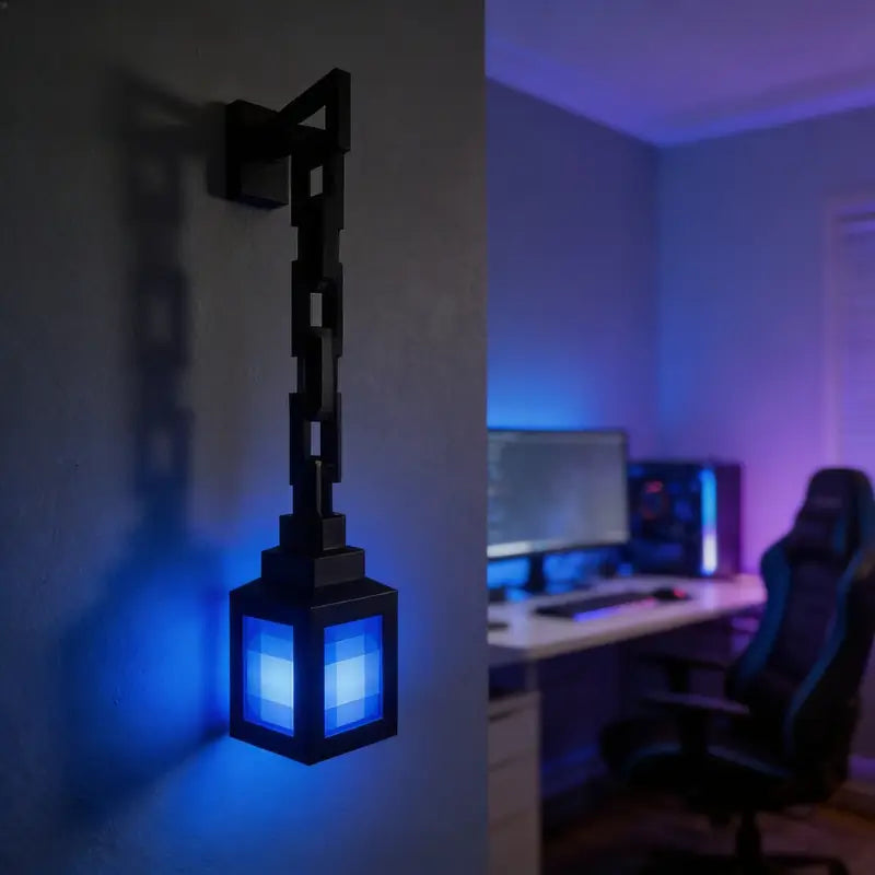 Luminária decorativa de parede efeito pixelado - Casas Gael