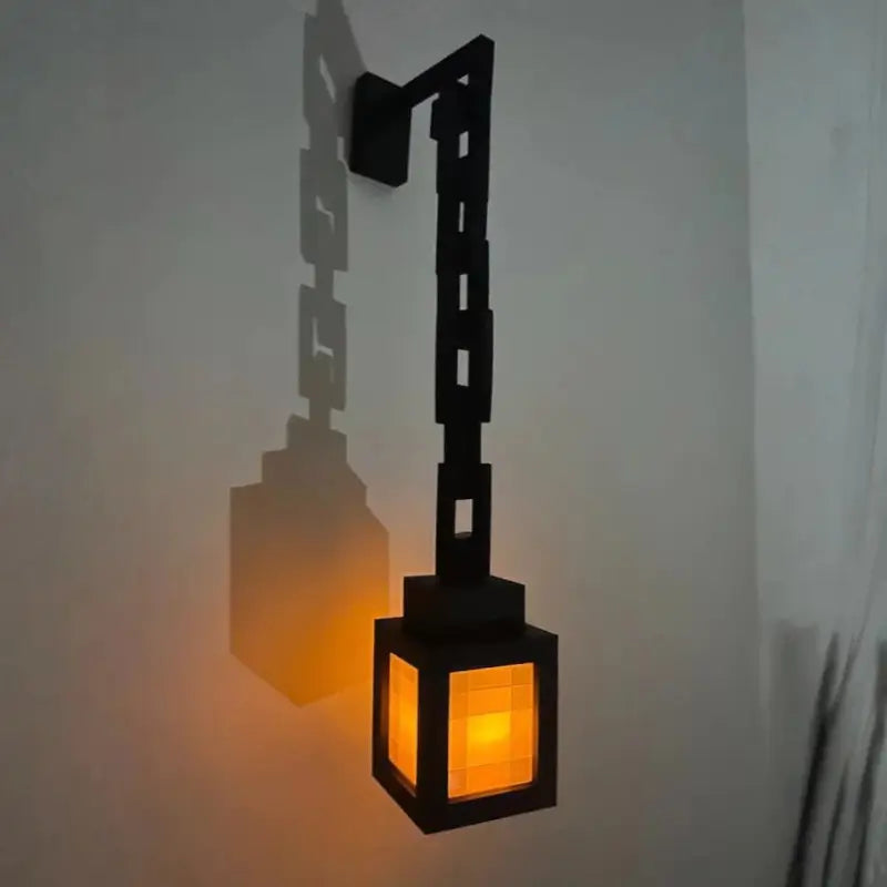 Luminária decorativa de parede efeito pixelado - Casas Gael