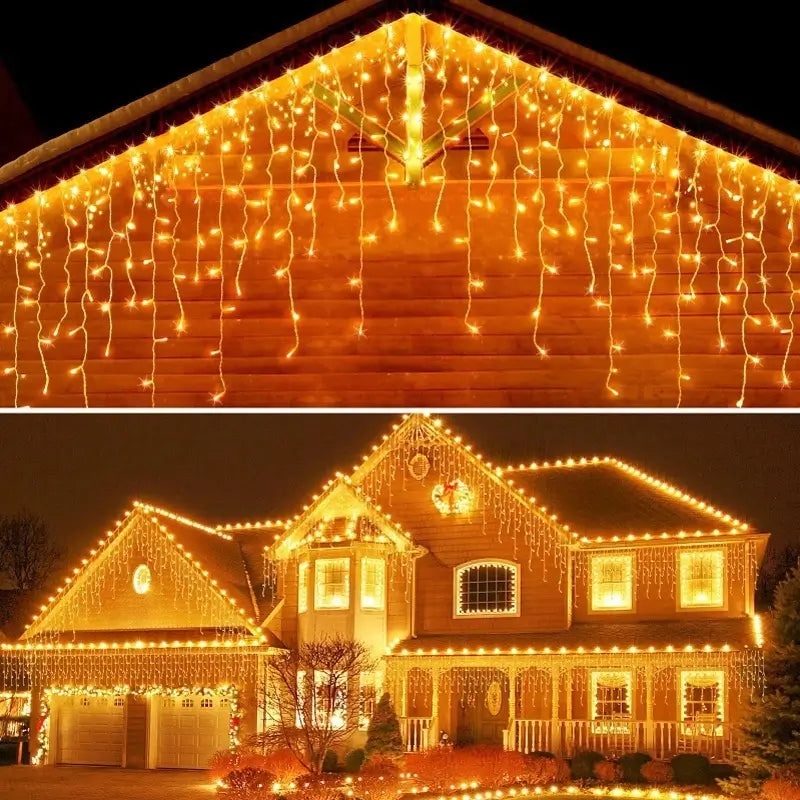 Pisca Pisca Cascata de Natal 10 Metros 110V - Casas Gael