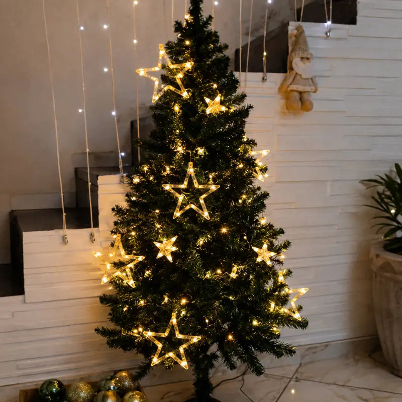 Pisca Pisca Cascata de Natal Estrela 3m 110V - Casas Gael