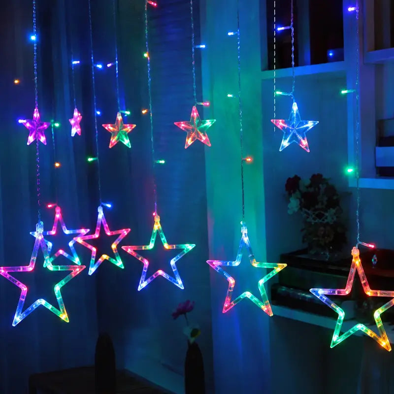Pisca Pisca Cascata de Natal Estrela 3m 110V - Casas Gael