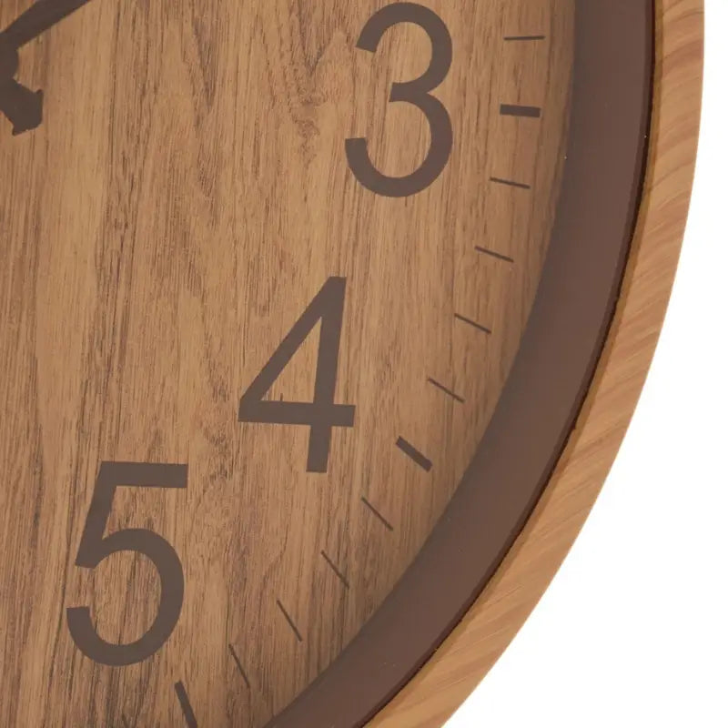 Relógio de Parede Moderno Wooden 30cm - Casas Gael