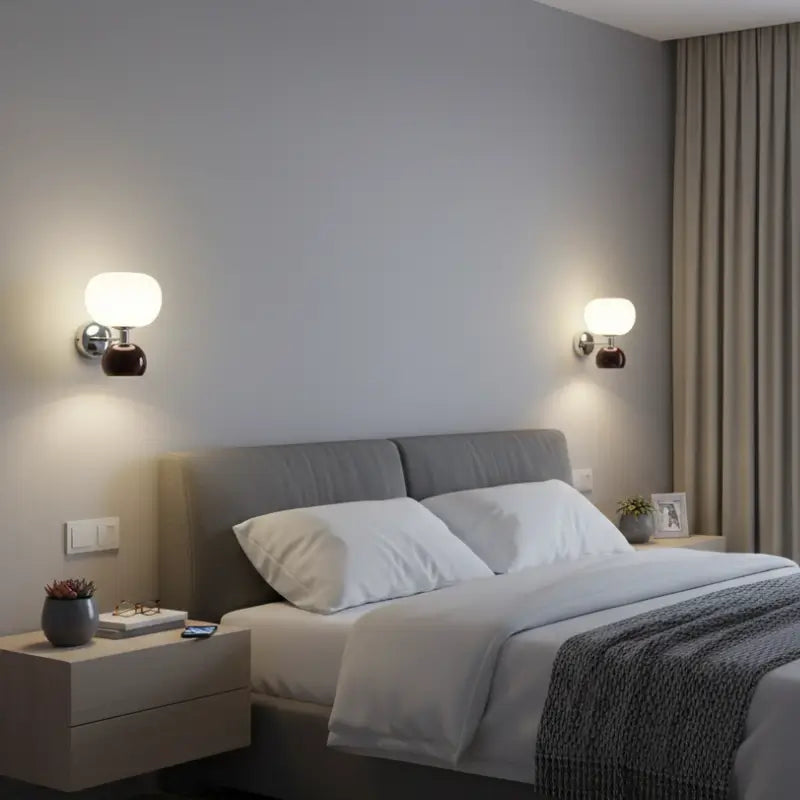 Arandela Dupla Interna e Decorativa Estilo Abóbora - Casas Gael
