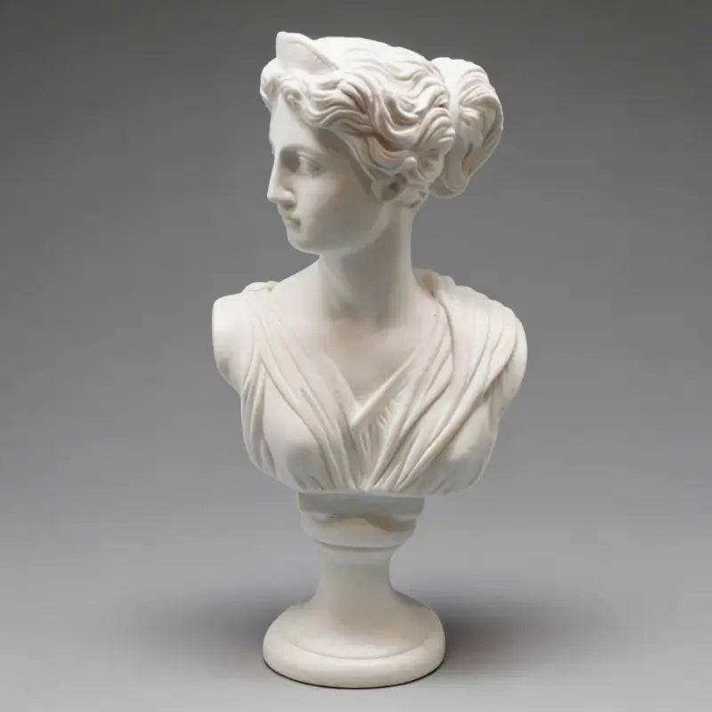 Estatueta Grega Decorativa Busto Deusa Artemis