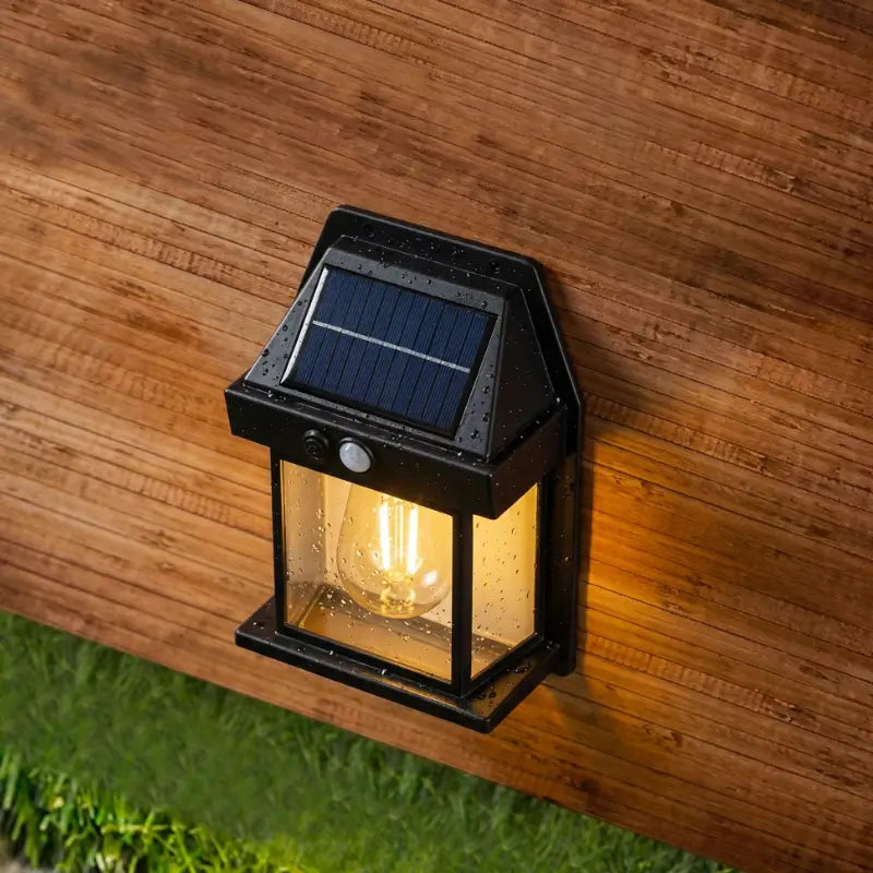 Arandela de Parede Externa Solar LED com Sensor de Movimento - Casas Gael