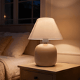 Abajur de Mesa Para Quarto em Cerâmica Bivolt