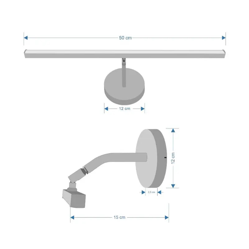 Arandela LED para Espelho 50cm - Casas Gael