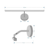 Arandela LED para Espelho 50cm - Casas Gael