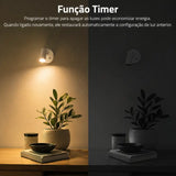Arandela Sem fio Led Recarregável - casas Gael