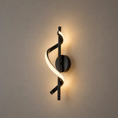 Arandela de Parede Espiral LED de Quarto - Casas Gael