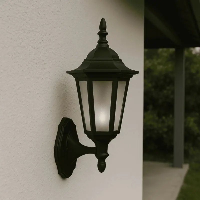 Arandela de Parede Externa Vintage Sextavada para Jardim - Casas Gael