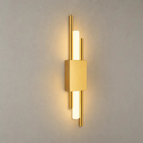Arandela de Parede LED Dourada 3 Tons de Luz - Casas Gael
