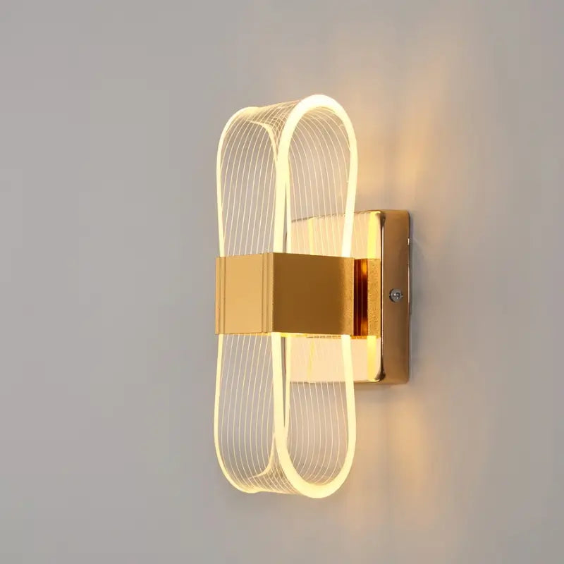 Arandela de Parede LED Nórdica de Luxo 3 Tons de Luz - Casas Gael