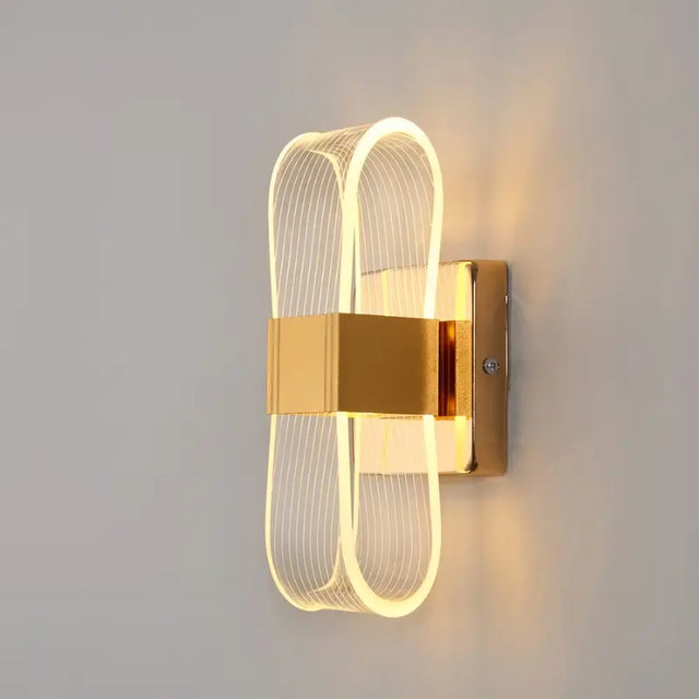 Arandela de Parede LED Nórdica de Luxo 3 Tons de Luz - Casas Gael