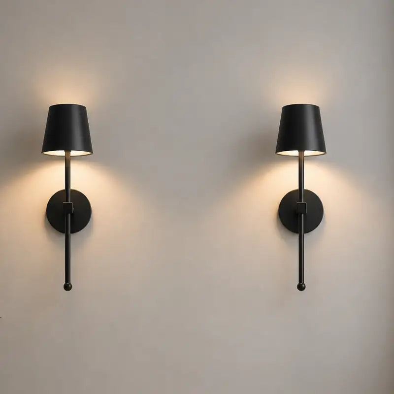 Arandela de Parede LED Retrô Recarregável Sem Fio - Casas Gael