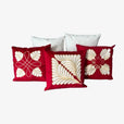 Conjunto 5 Capas de Almofada Bordada 45x45cm
