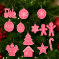 Decoração de Natal 13 peças Enfeites para Árvore - Casas Gael