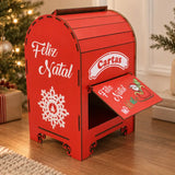 Decoração de Natal Caixa de Cartas Correio do Noel - casas Gael