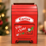 Decoração de Natal Caixa de Cartas Correio do Noel - casas Gael