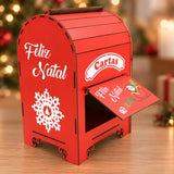 Decoração de Natal Caixa de Cartas Correio do Noel - casas Gael