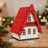Decoração de Natal Casinhas Decorativas 3 Peças - Casas Gael 