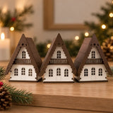 Decoração de Natal Casinhas Decorativas 3 Peças - Casas Gael 