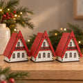 Decoração de Natal Casinhas Decorativas 3 Peças - Casas Gael 