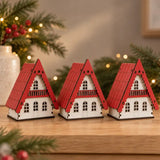 Decoração de Natal Casinhas Decorativas 3 Peças - Casas Gael 