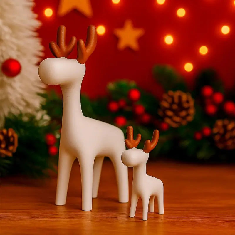 Enfeite de Natal Kit de Renas Minimalistas - Casas Gael