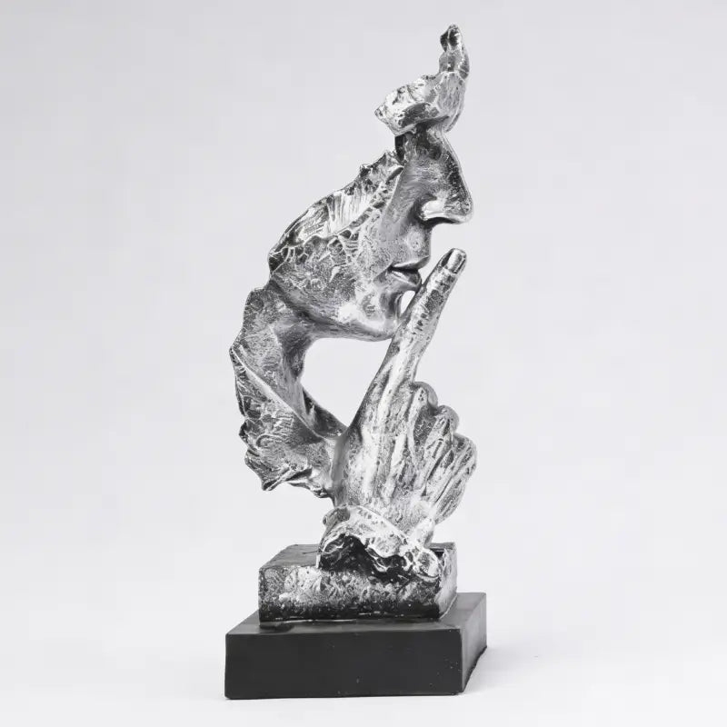 Estatueta Decorativa Moderna Em Resina