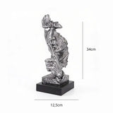 Estatueta Decorativa Moderna Em Resina