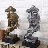 Estatueta Decorativa Moderna Em Resina