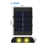 Kit 2 Arandelas Solar LED Externa à Prova d'Água- Casas Gael