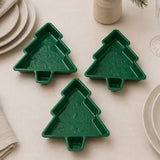 Kit 3 Pratos de Natal Decorativos Árvore - Casas Gael
