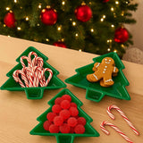 Kit 3 Pratos de Natal Decorativos Árvore - Casas Gael