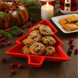 Kit 3 Pratos de Natal Decorativos Árvore - Casas Gael